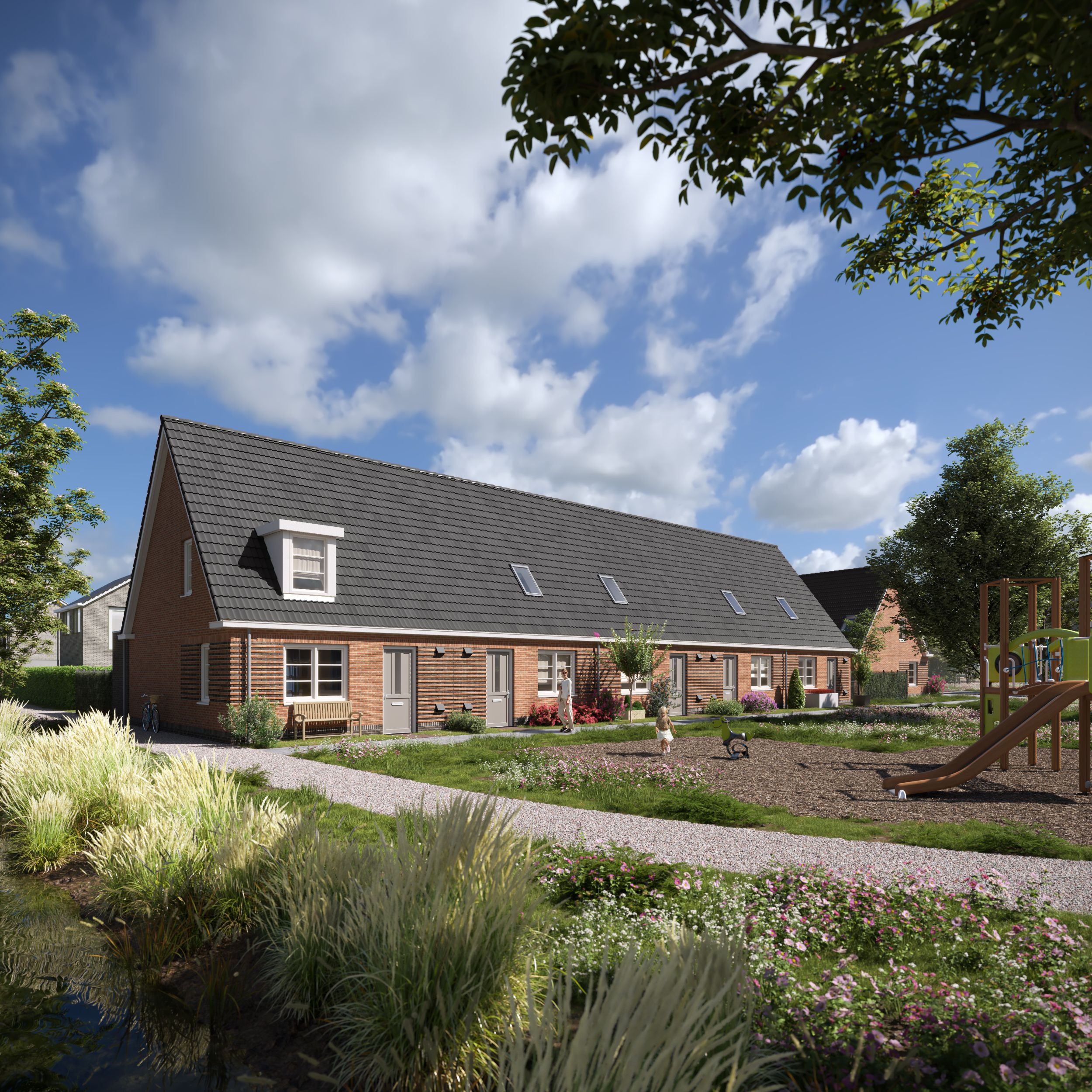 Artist Impression - Heusden - Eenlaags met kap levensloopbestendig