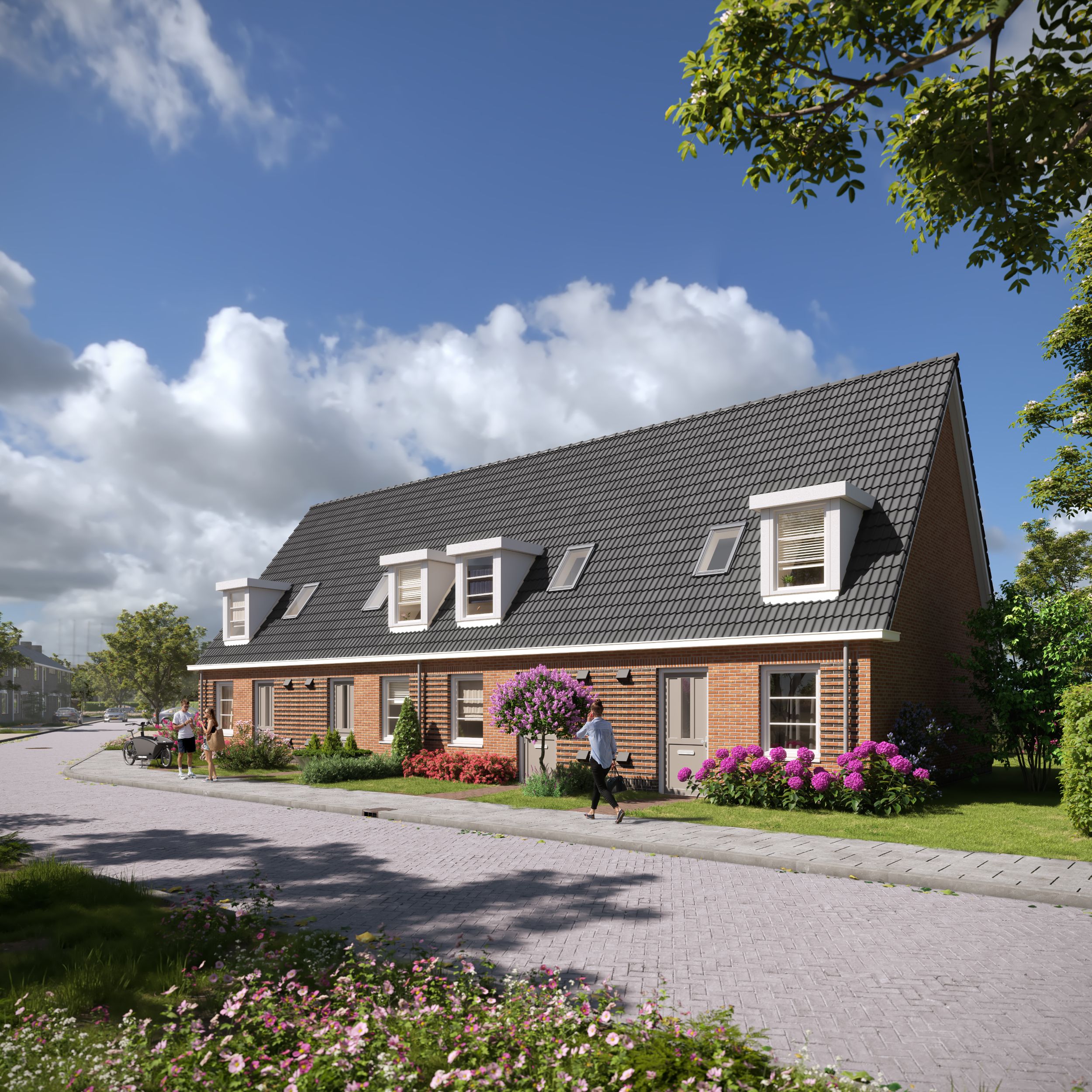 Artist Impression - Heusden - Eenlaags met kap