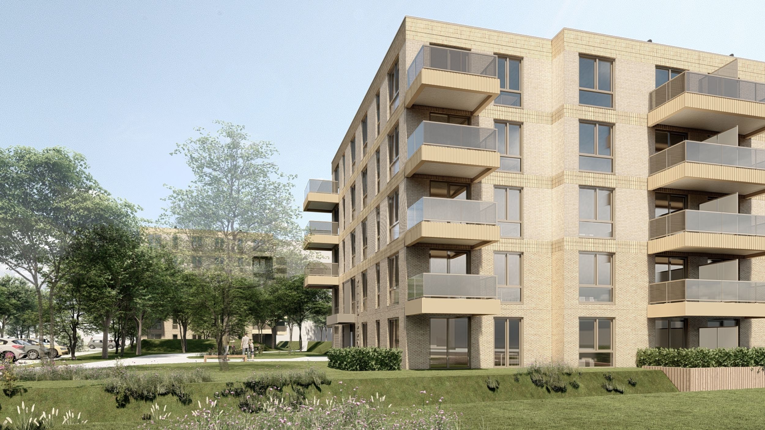 Artist Impression - Hoorn - Woontoren - Groenstrook