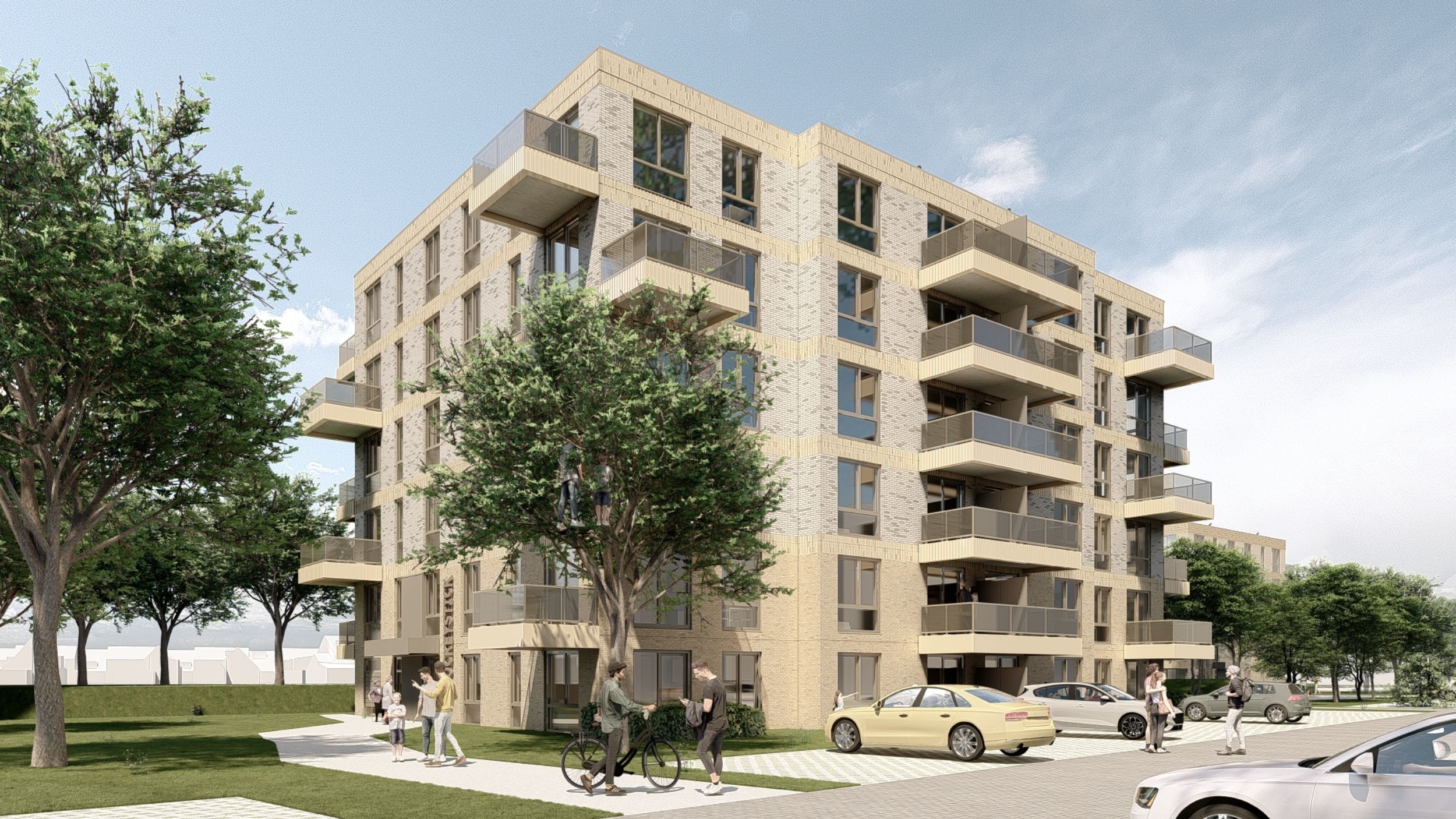 Artist Impression - Hoorn - Woontoren - Parkeerplaaten