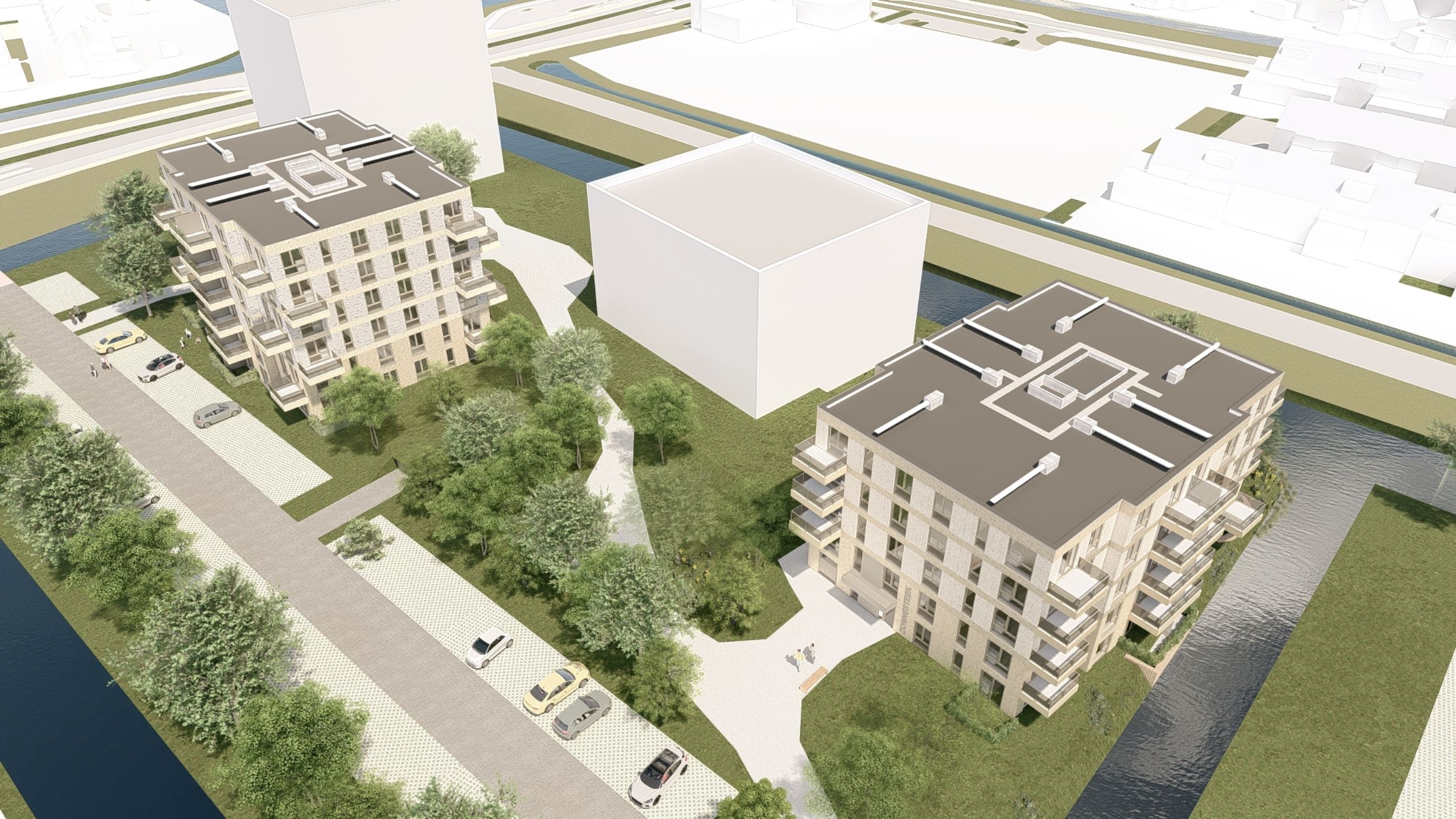 Artist Impression - Hoorn - Woontorens - Overzicht