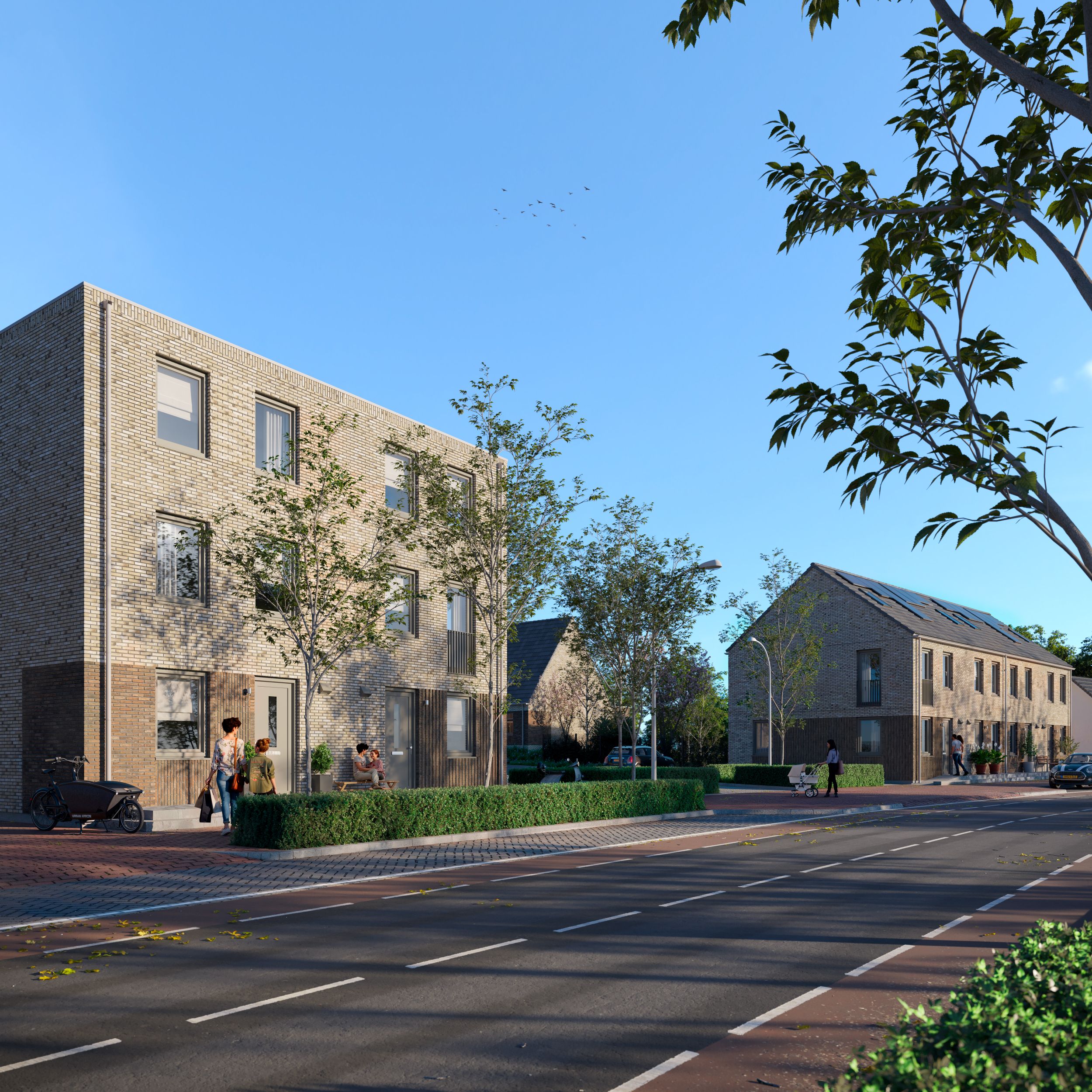 Artist Impression - Kerkrade - Industriestraat - Drielaags plat