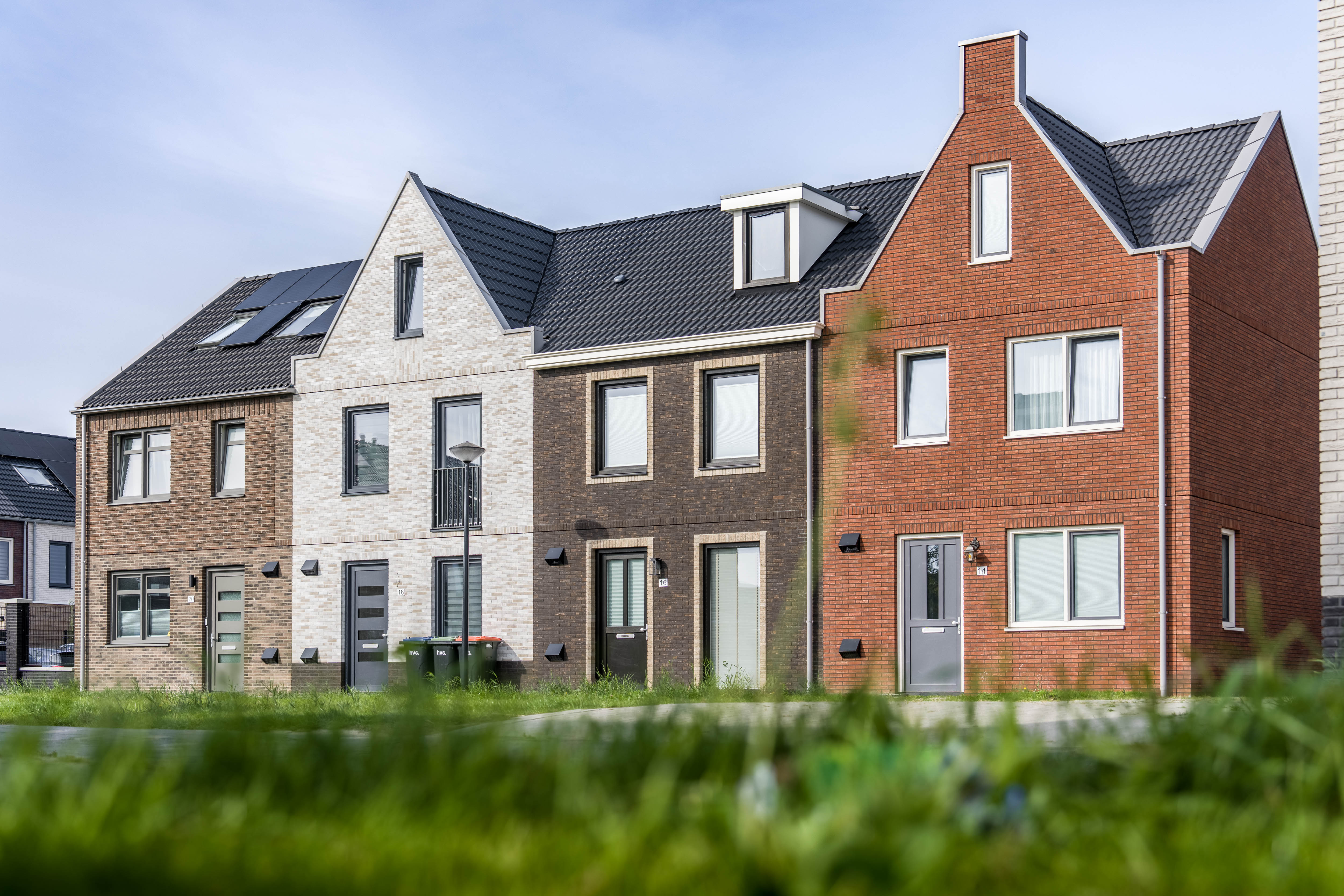 Lelystad Parkwijk - 4 woningen 3 laags met kap in verschillende varianten
