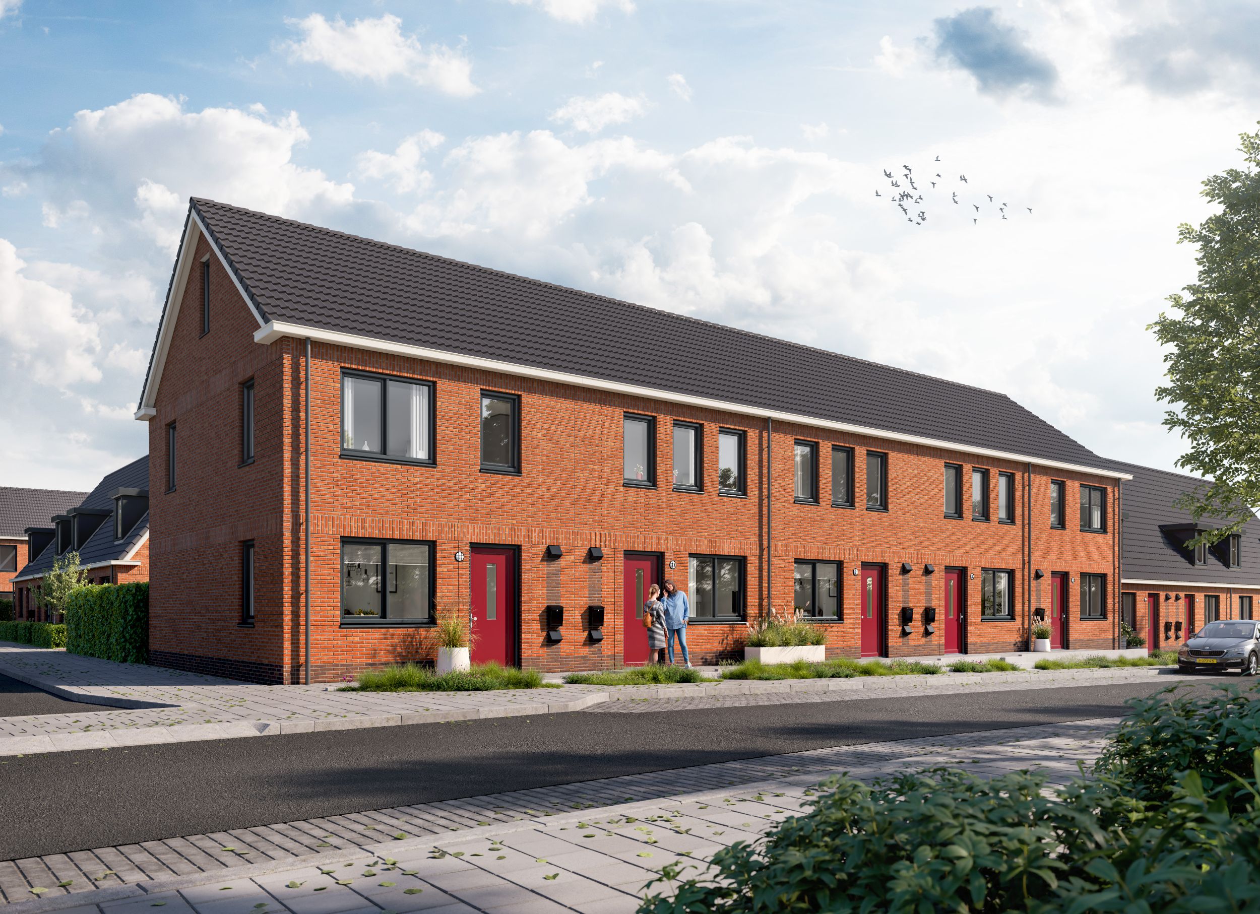 Artist Impression - Tweelaags met kap woningen - Maastricht