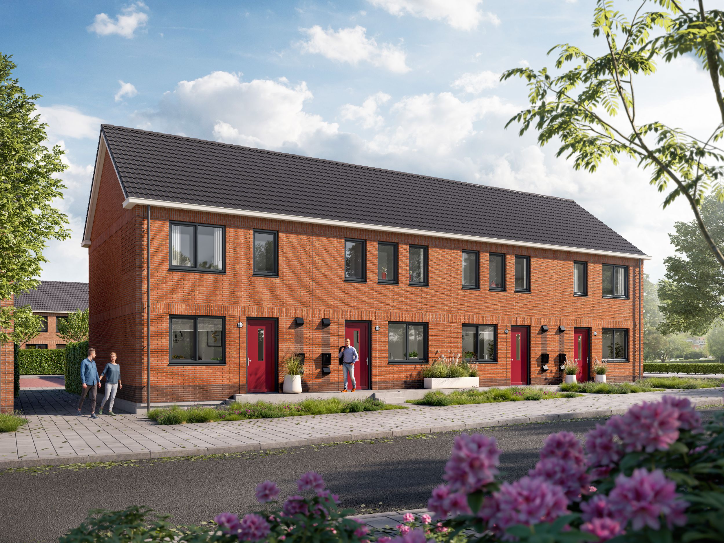 Artist Impression - Tweelaags met kap woningen in Maastricht