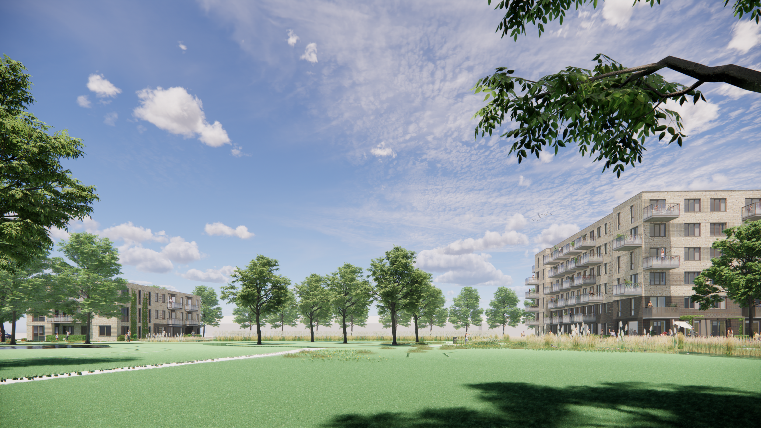 Artist Impression - Purmerend - Galerij - Koggenland - Luitje Broekemastraat