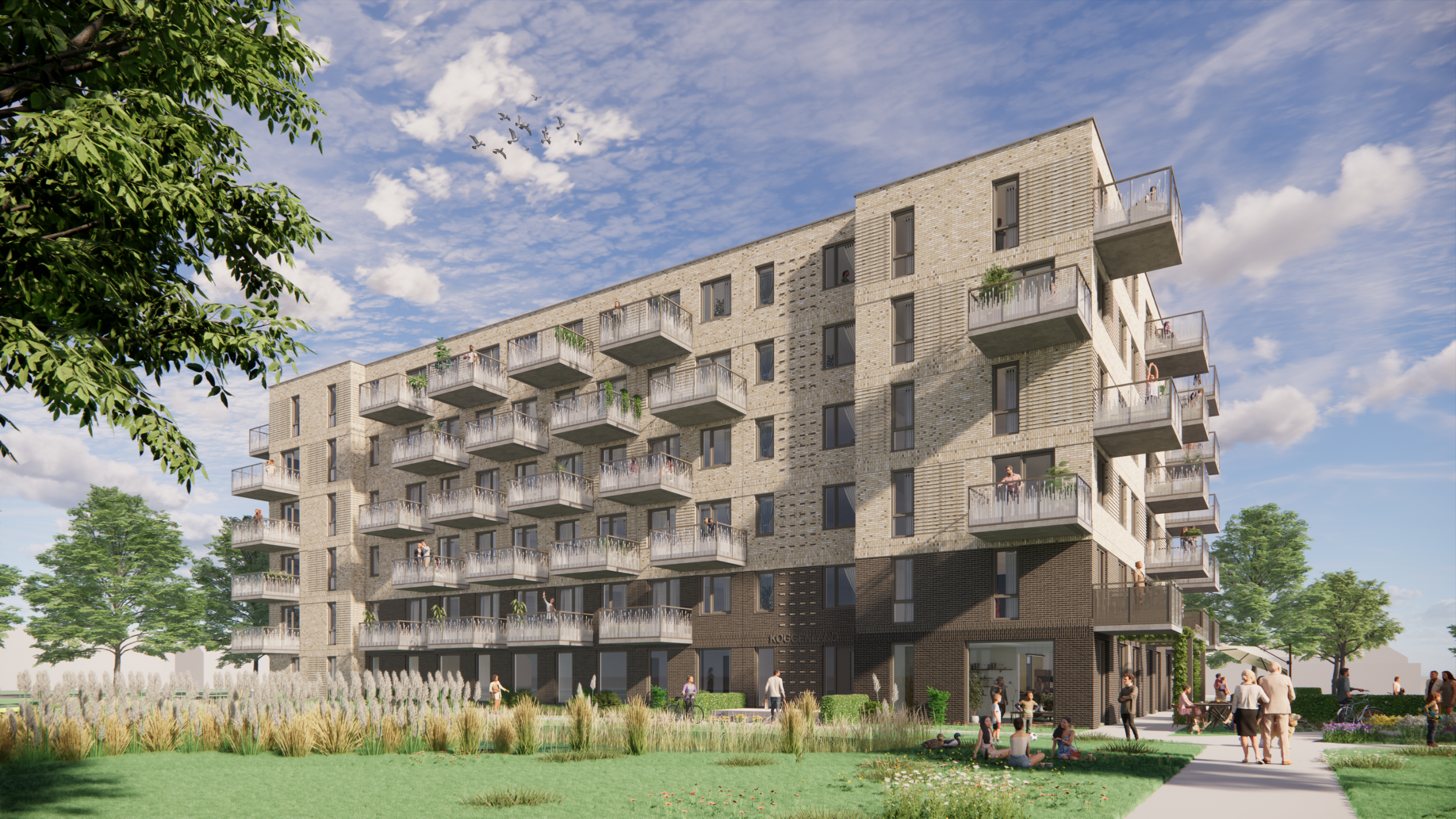 Artist Impression - Purmerend - Koggenland - Galerij - Parkzijde