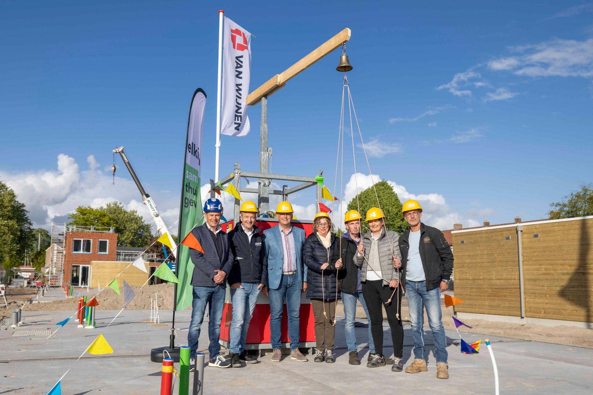 Feestelijke start van de bouw in Sneek