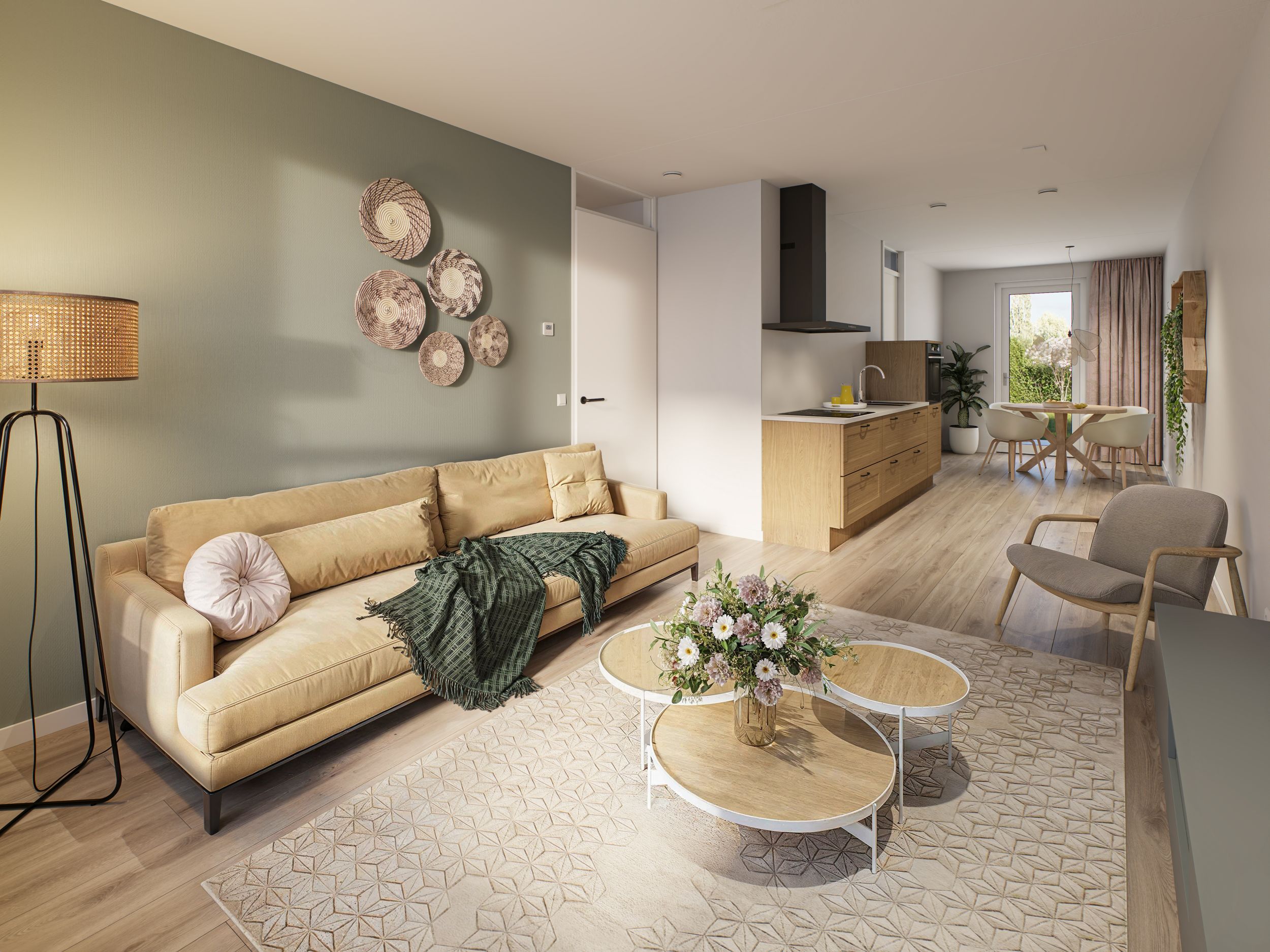 Artist Impression - Swifterbant - Luweland - Woonkamer - Levensloopbestendig