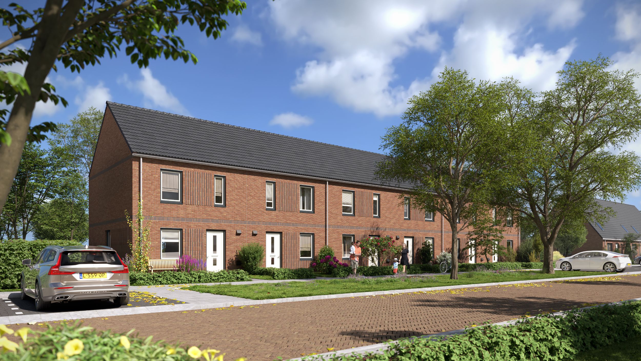 Artist Impression Ter Apel tweelaags met kap