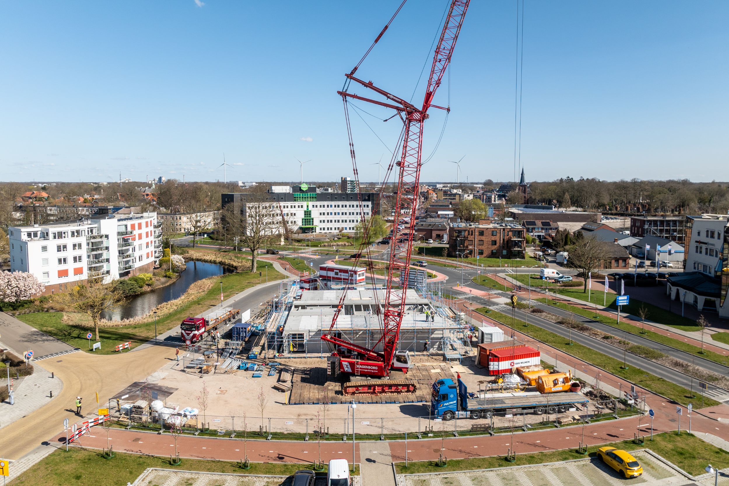 Voortgang bouw - Woontoren - Veendam - Overzicht