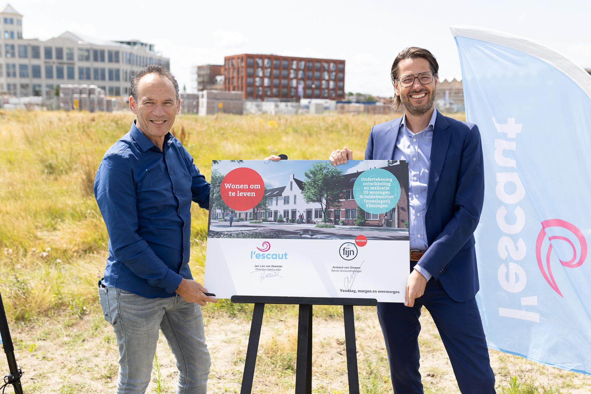 Lescaut en Fijn Wonen 20 eengezinswoningen Vlissingen