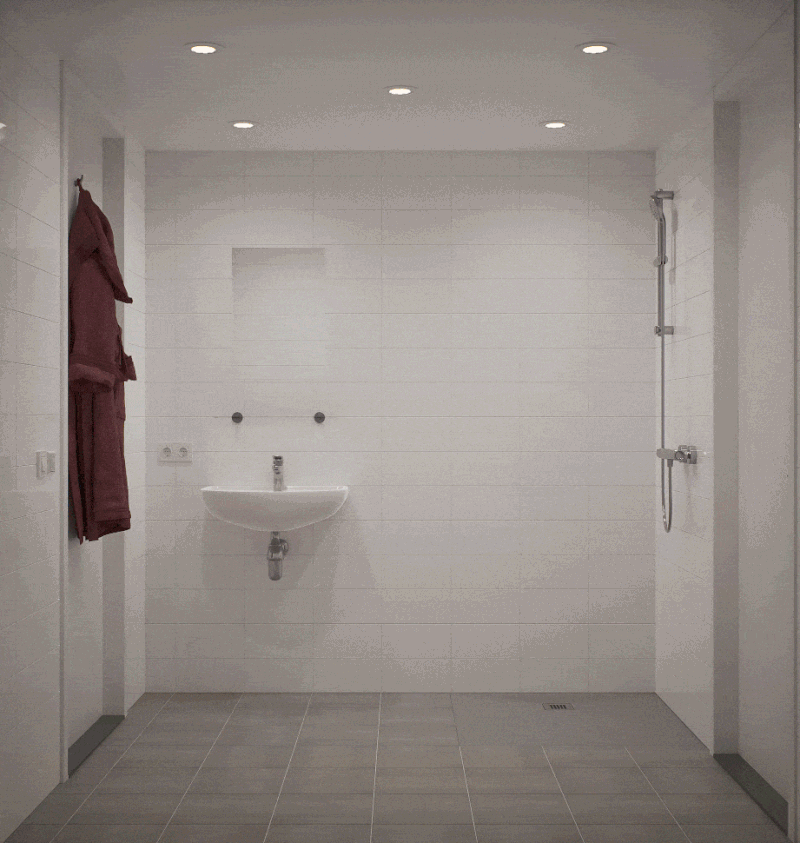 Een video weergave van de mogelijkheden voor de badkamer in onze levensloopbestendige woning