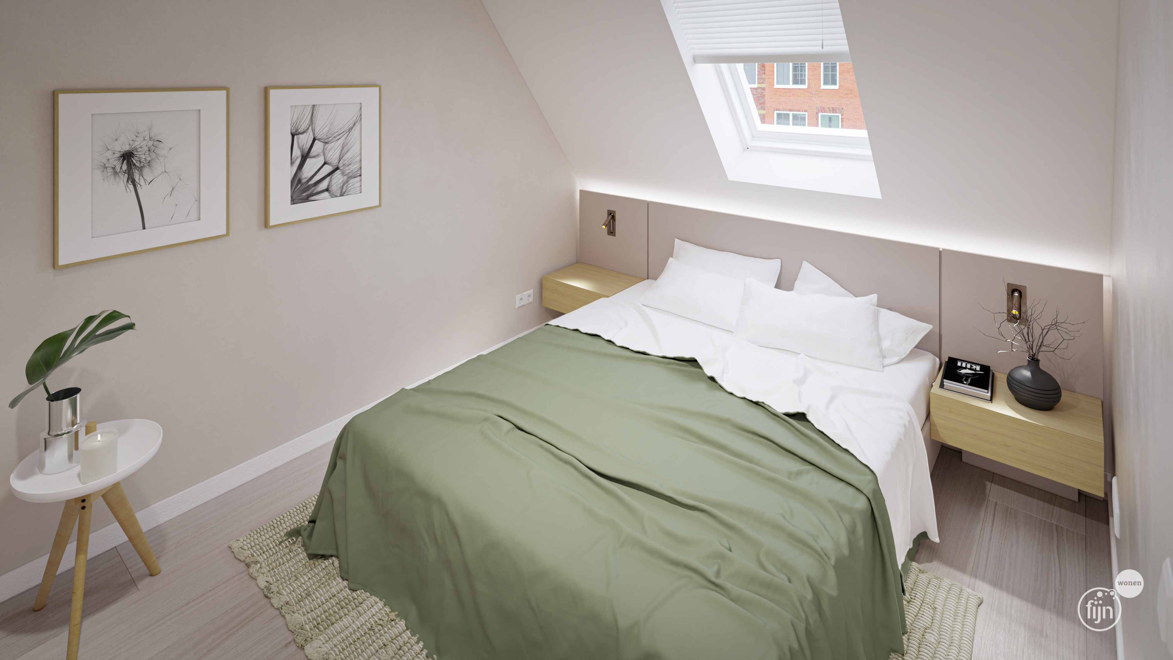 Artist Impression - 101 3.0 - Slaapkamer