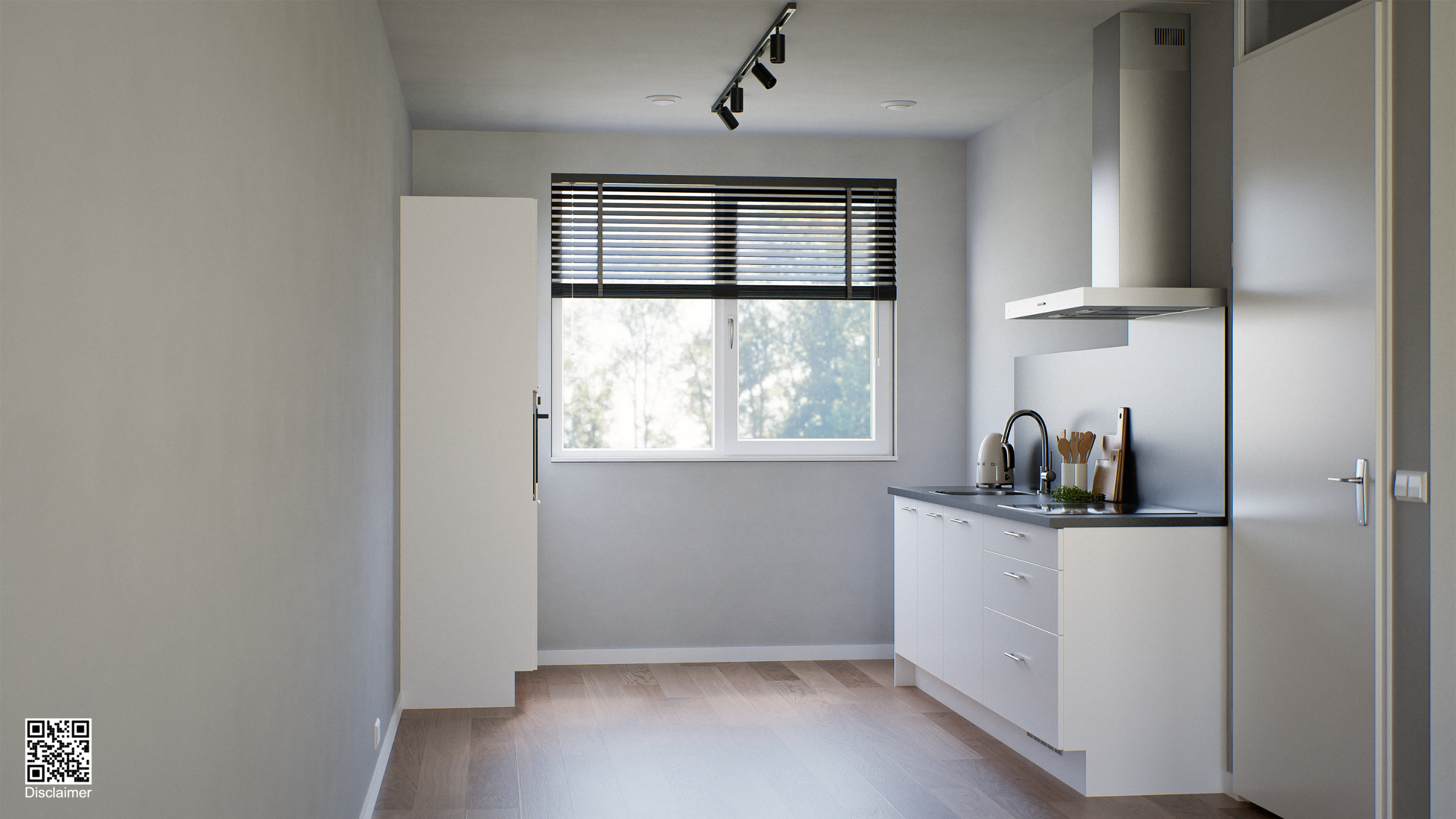 Artist Impression - Bribus - Keuken -Luxe-parallel-hoofdblok-vrij-van-gevel