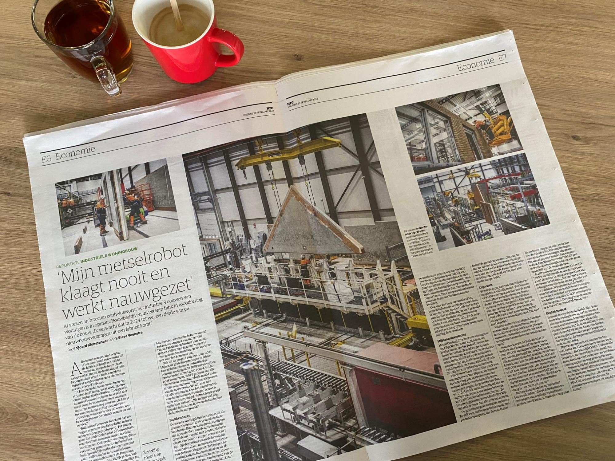 Artikel NRC vrijdag 23 februari 2024