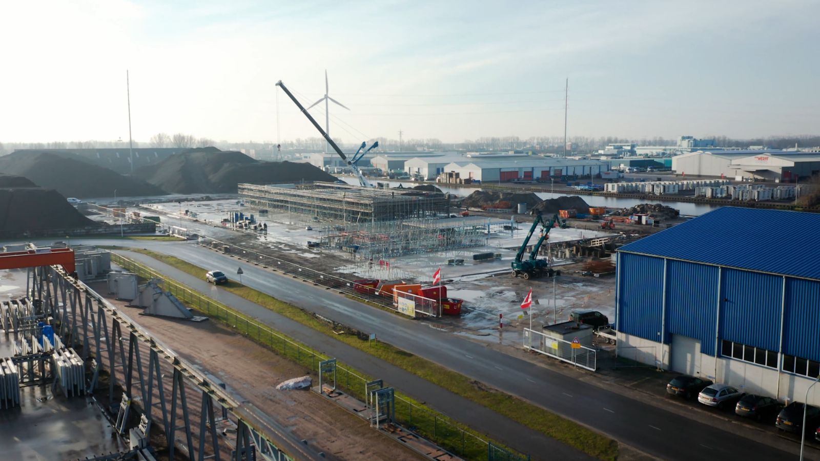 Hoogste punt woningfabriek Heerenveen