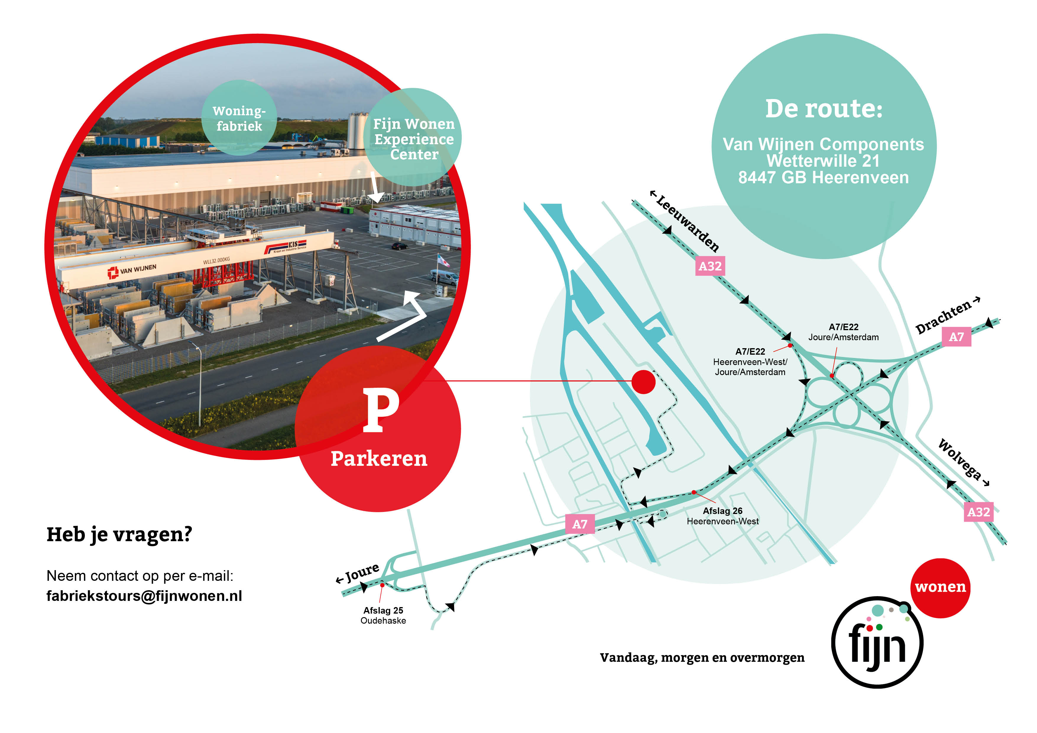 Fijn Wonen - Routebeschrijving Fabriek