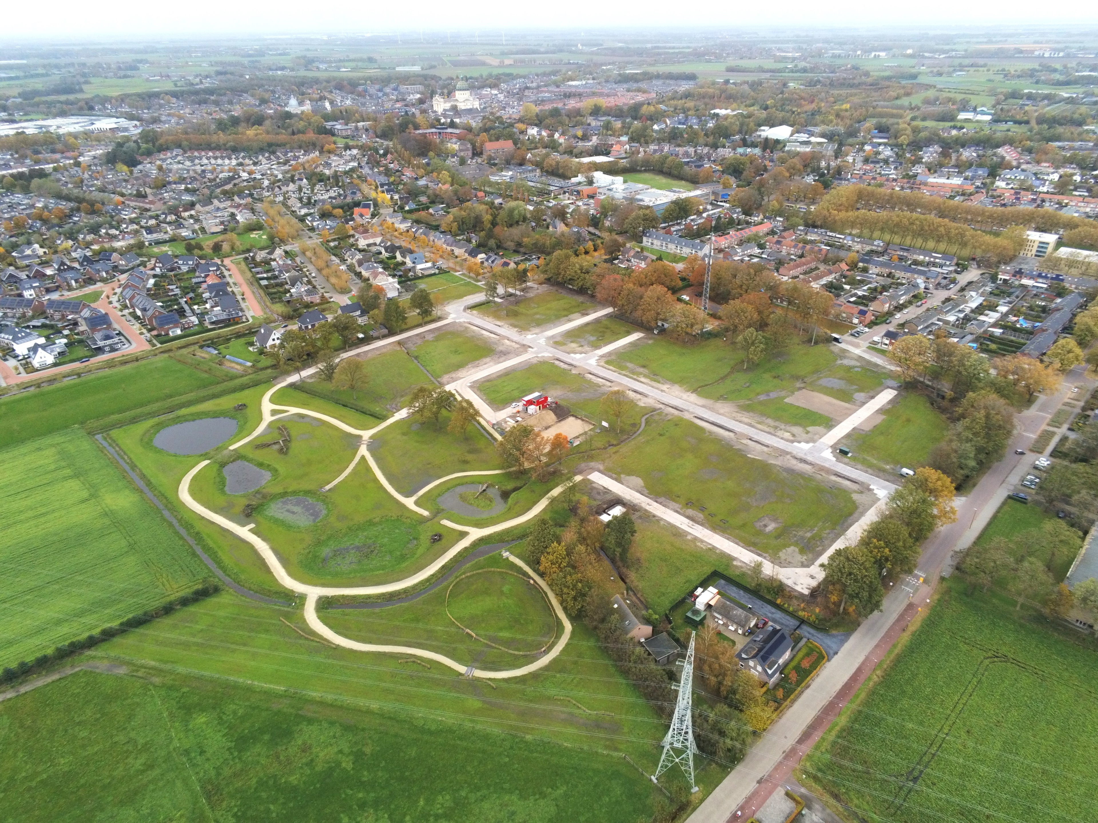 231109 Luchtfoto Groene Vaart bouwrijp