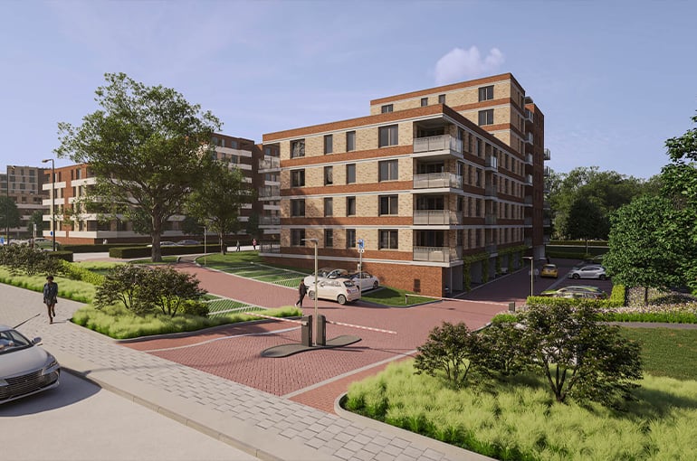 Artistieke impressie De Gulik Kennedy Kwartier