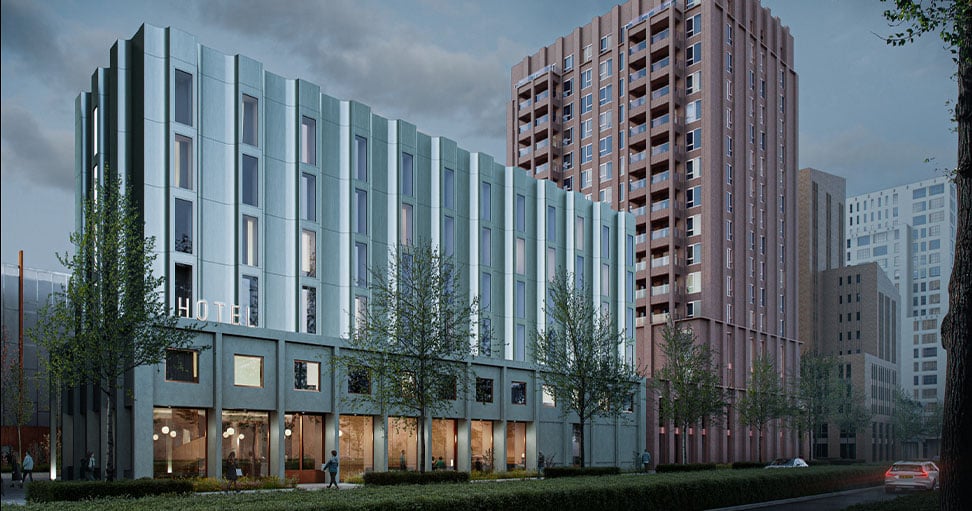 Artistieke impressie hotel Zwijsen II