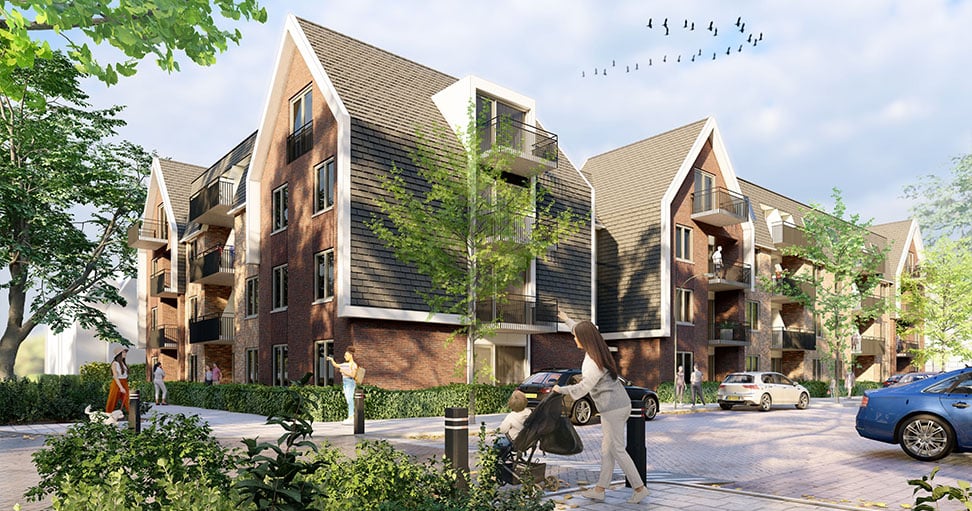 Artistieke impressie Van Angerenstraat