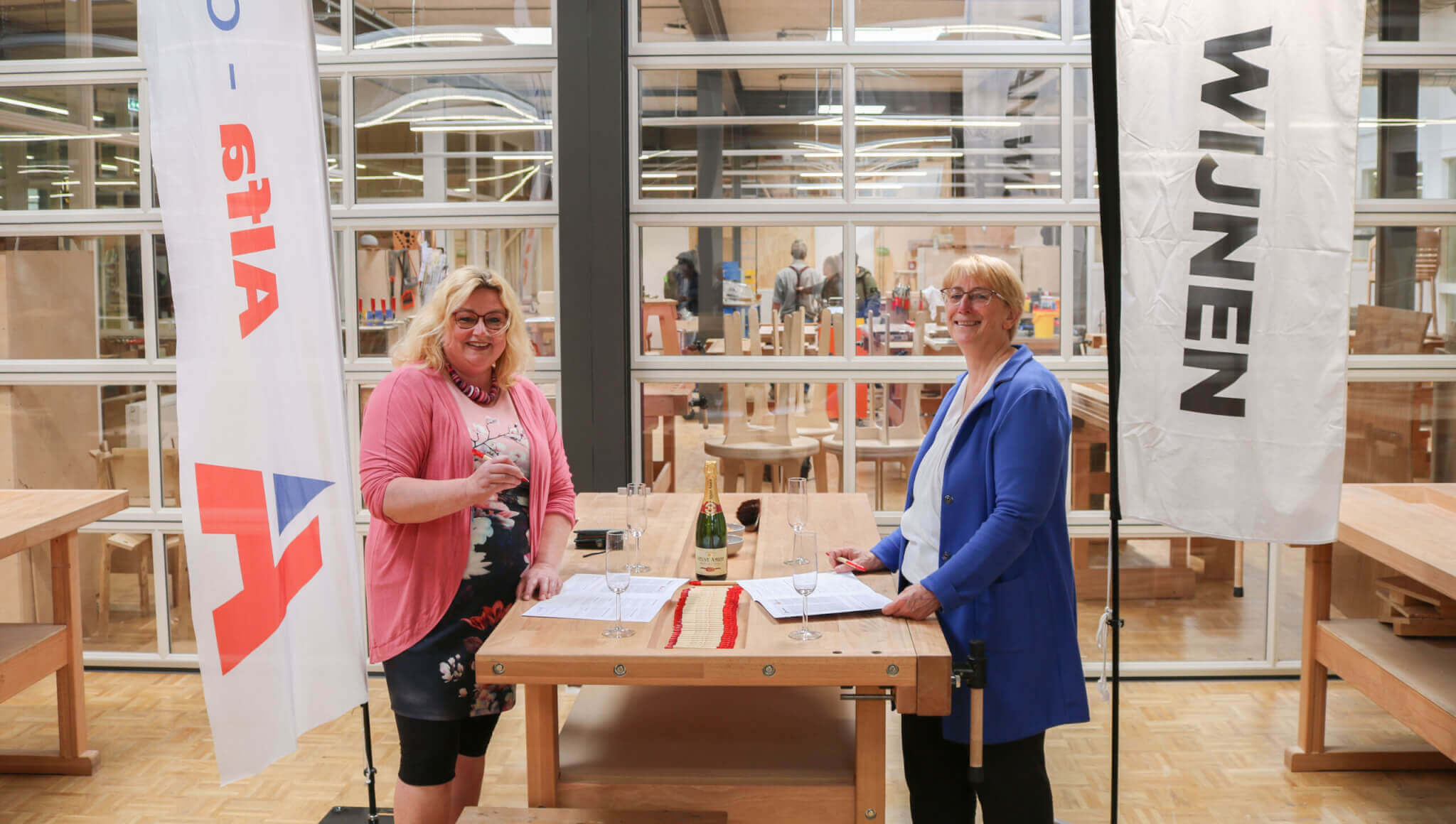 Na-ondertekening-samenwerkingsovereenkomst-Alfa-college-en-Van-Wijnen-1-scaled
