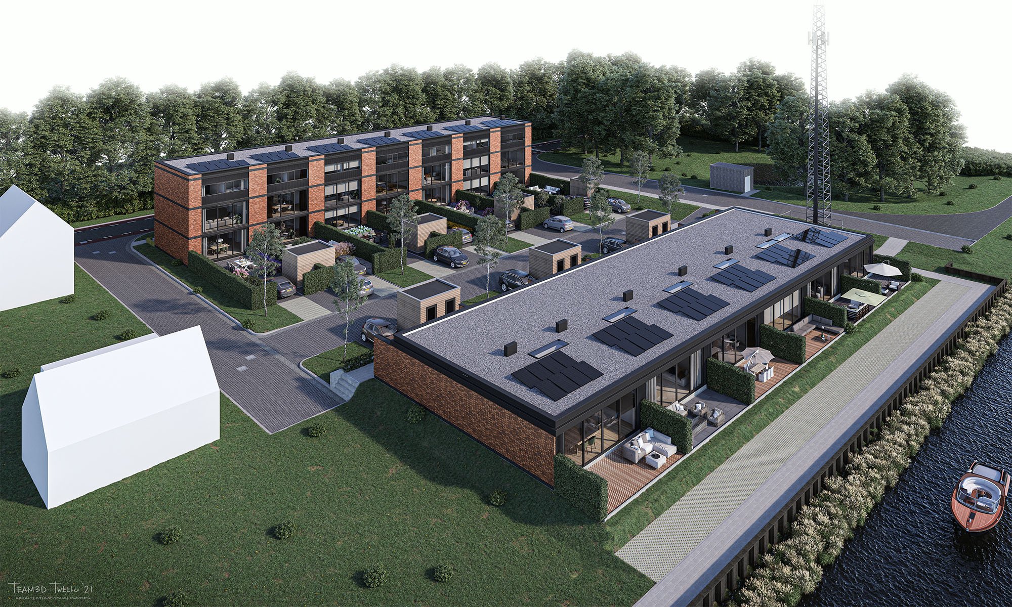 Bouw de Havenmeester Doesburg - luchtfoto