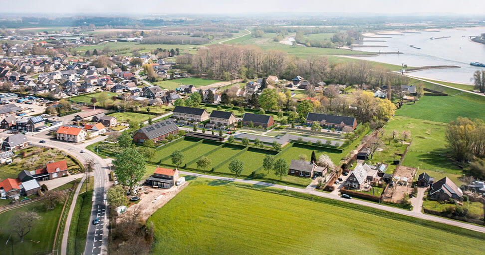 Blauwe Hoek vogelvlucht foto