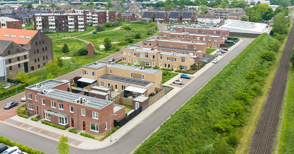 Dronefoto Oppe Brik Reuver