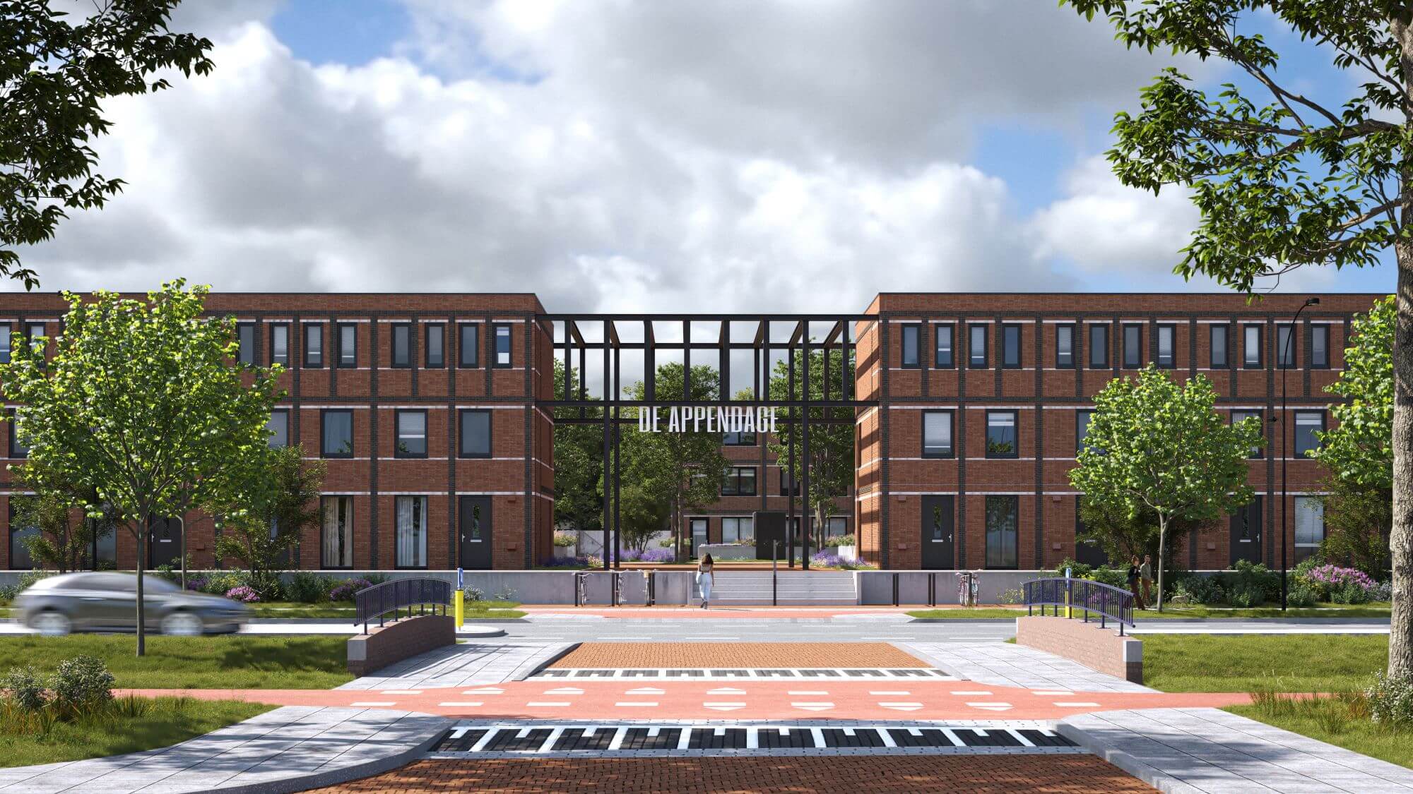 Beeld vooraanzicht De Appendage