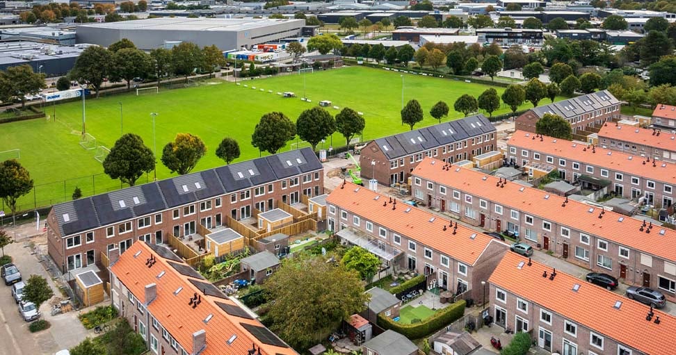 Vogelvlucht Willem Barentszstraat