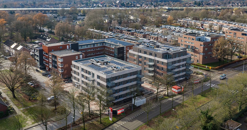 Dronefoto Klaver en Kamille