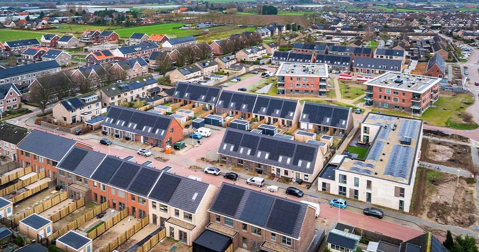 Dronefoto Staatsliedenbuurt