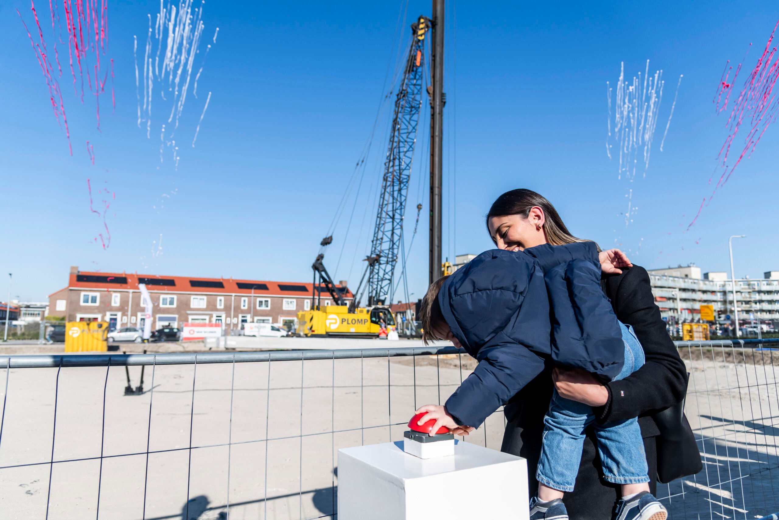 Onthulling bouwbord -Wijck
