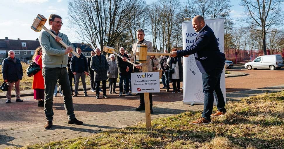 Start bouw Prinses Margrietstraat