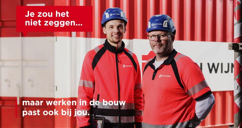 Werken in de bouw past ook bij jou