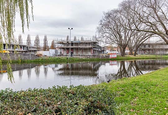 Bouw kemphaanstraat Van Wijnen