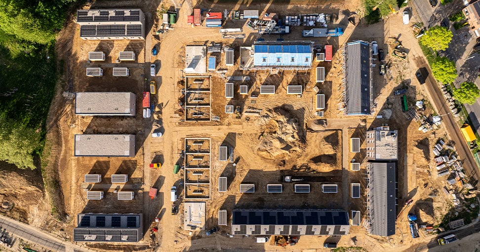 Bovenaanzicht Rolduckerveld