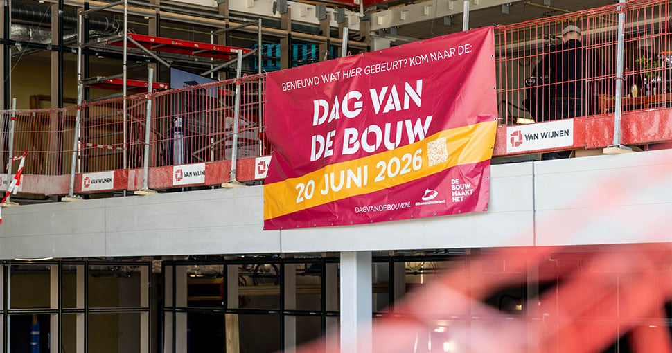 Dag van de Bouw doek International School Utrecht