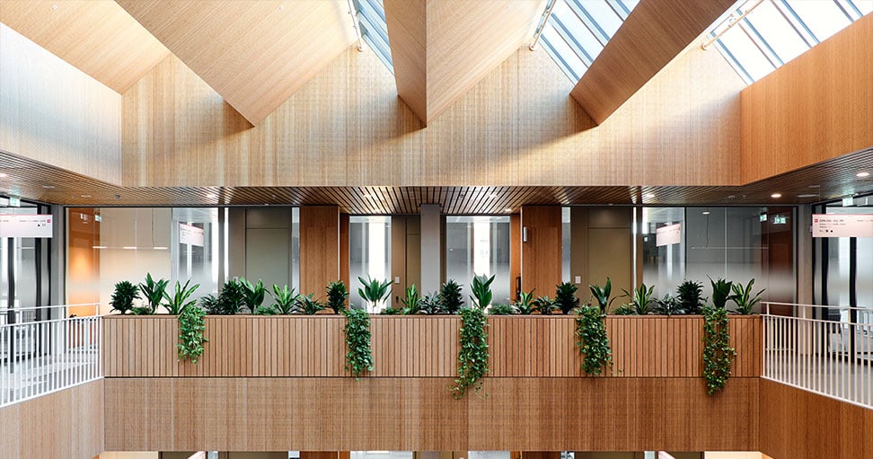 Detailfoto Campus300 dak en balkon