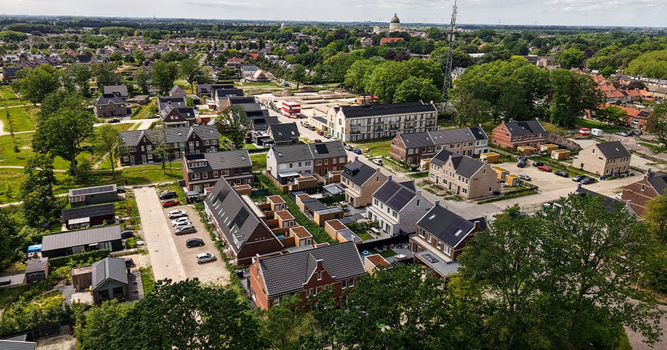 Dronefoto Groene Vaart Oudenbosch