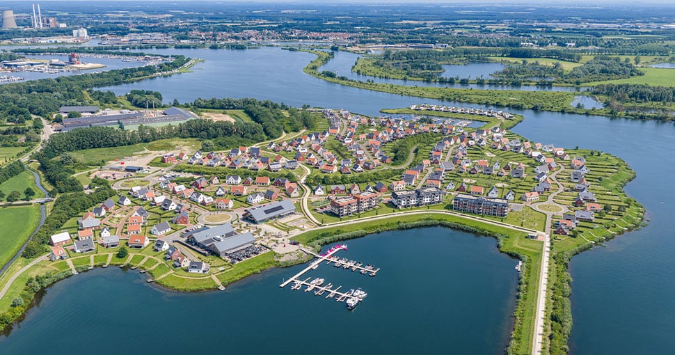 Dronefoto Maasresidence Thorn