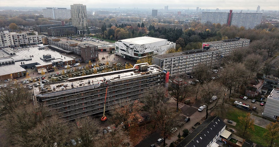 Dronefoto Mendelssohnstraat