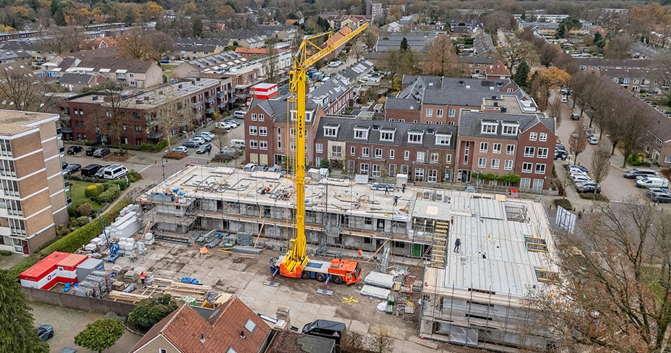 Dronefoto Van Angeren- en Plesmanstraat