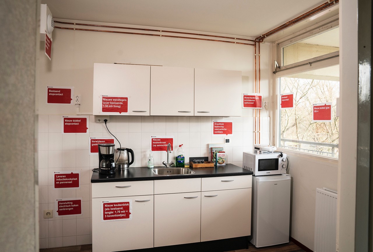 Keuken-modelwoning