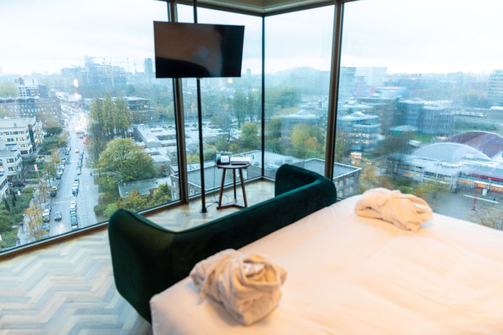 Slaapkamer Olympic Hotel Amsterdam