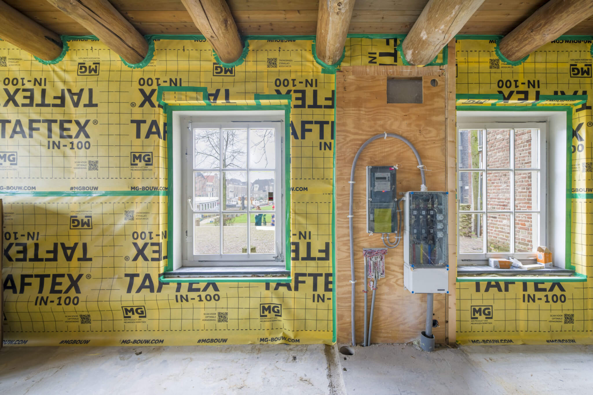 Isolatie wand renovatie rijksmonument het oversticht zwolle