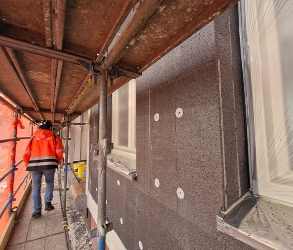 Geïsoleerde buitenmuren Mendelssohnstraat