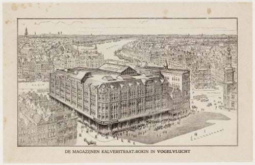 Caron-Vroom-en-Dreesman-Rokin-Kalverstraat-1912-1